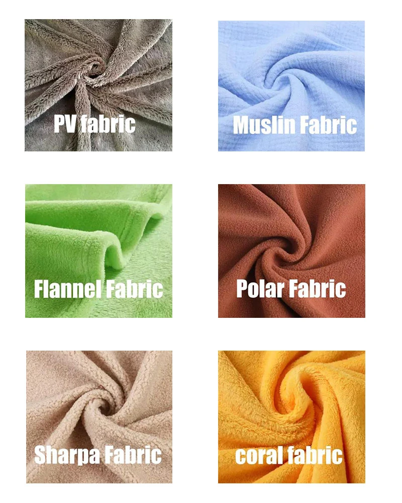 A variety of fabrics available A variety of fabrics available