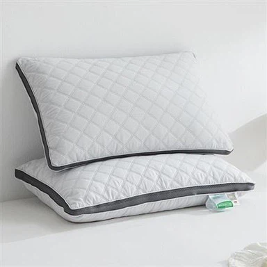 프리미엄 퀸 극세사 충전 침대 베개